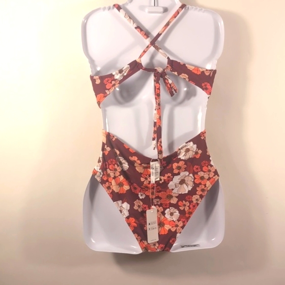 Cupshe Olivia Floral One-piece Swimsuit Size Small NWTG - Picture 11 of 15